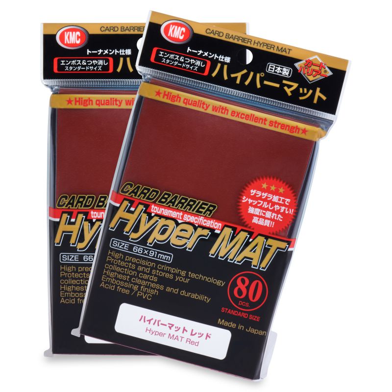 high quality card sleeves Hyper Mat 80ct