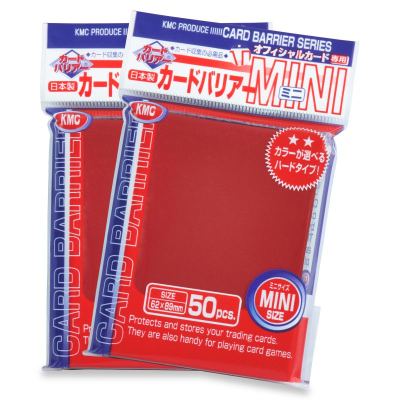 Mini Super Series Metallic Red KMC Sleeves USA Mini Super Series Metallic Red KMC Sleeves USA