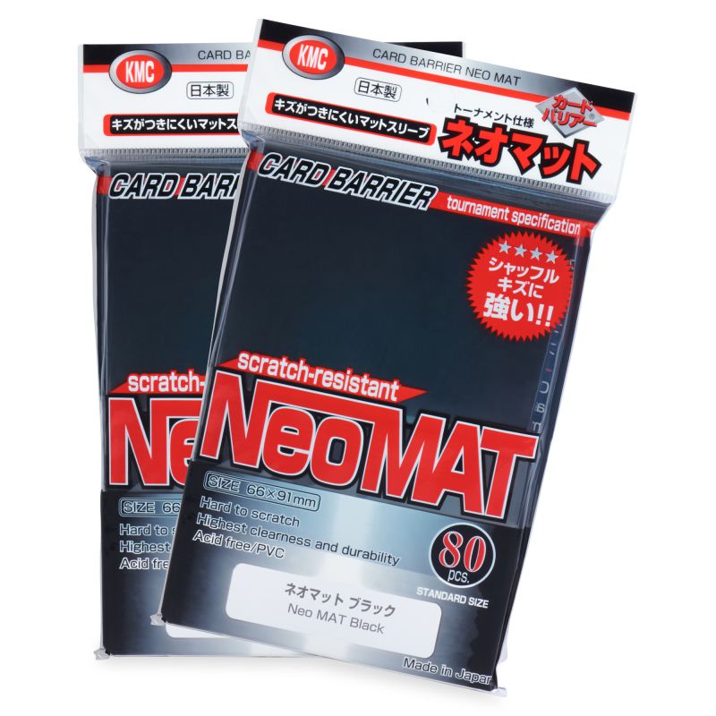 Neo Matte - Black KMC Sleeves USA Neo Matte - Black KMC Sleeves USA